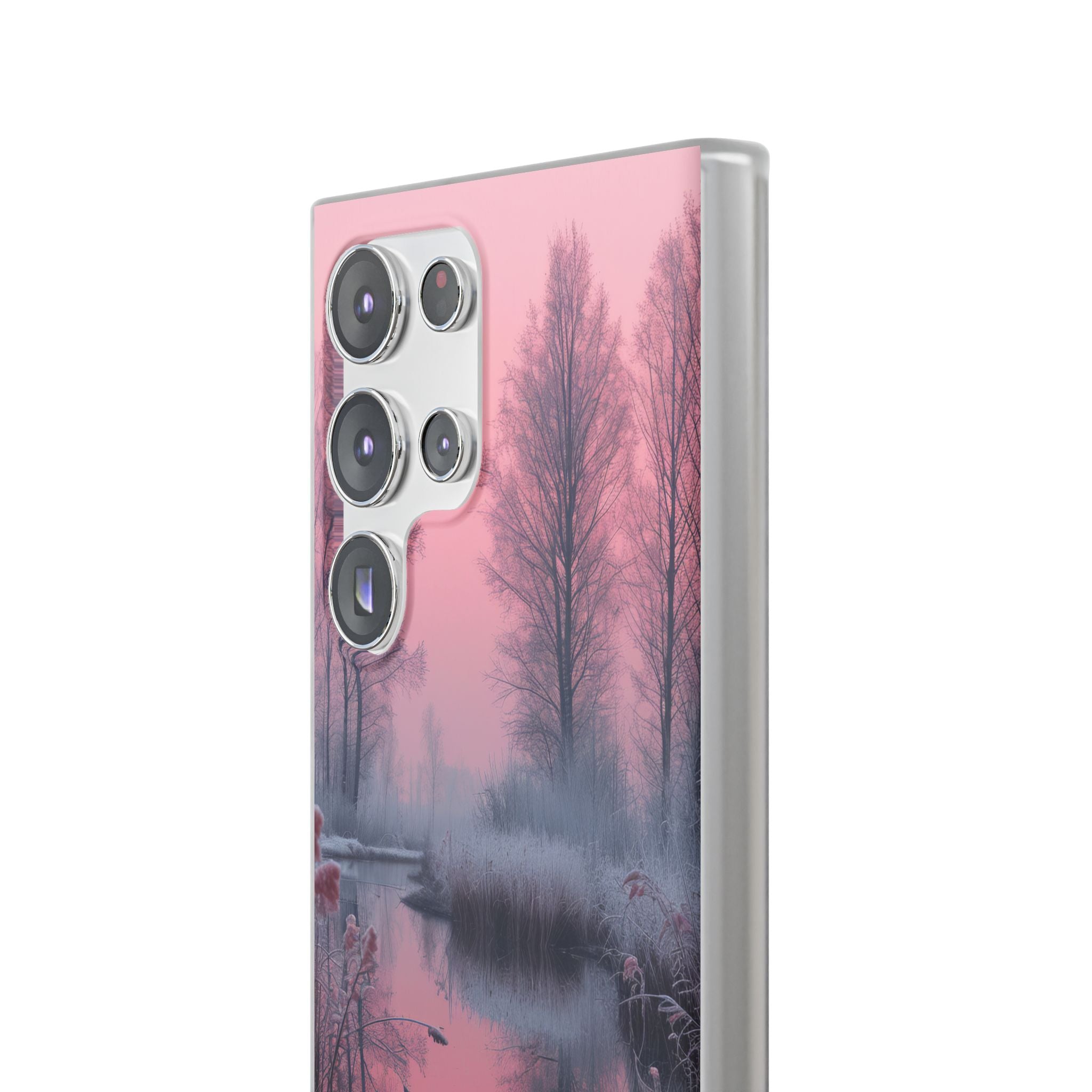 Pink Serenity Case - Flexi Samsung S23 Phone Case