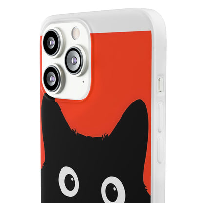 Peekaboo Cat Crimson iPhone 13 Pro Max - Soft