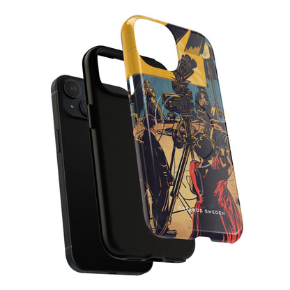 Golden Era Cinematic Spotlight iPhone 15 | Tough+ Phone Case