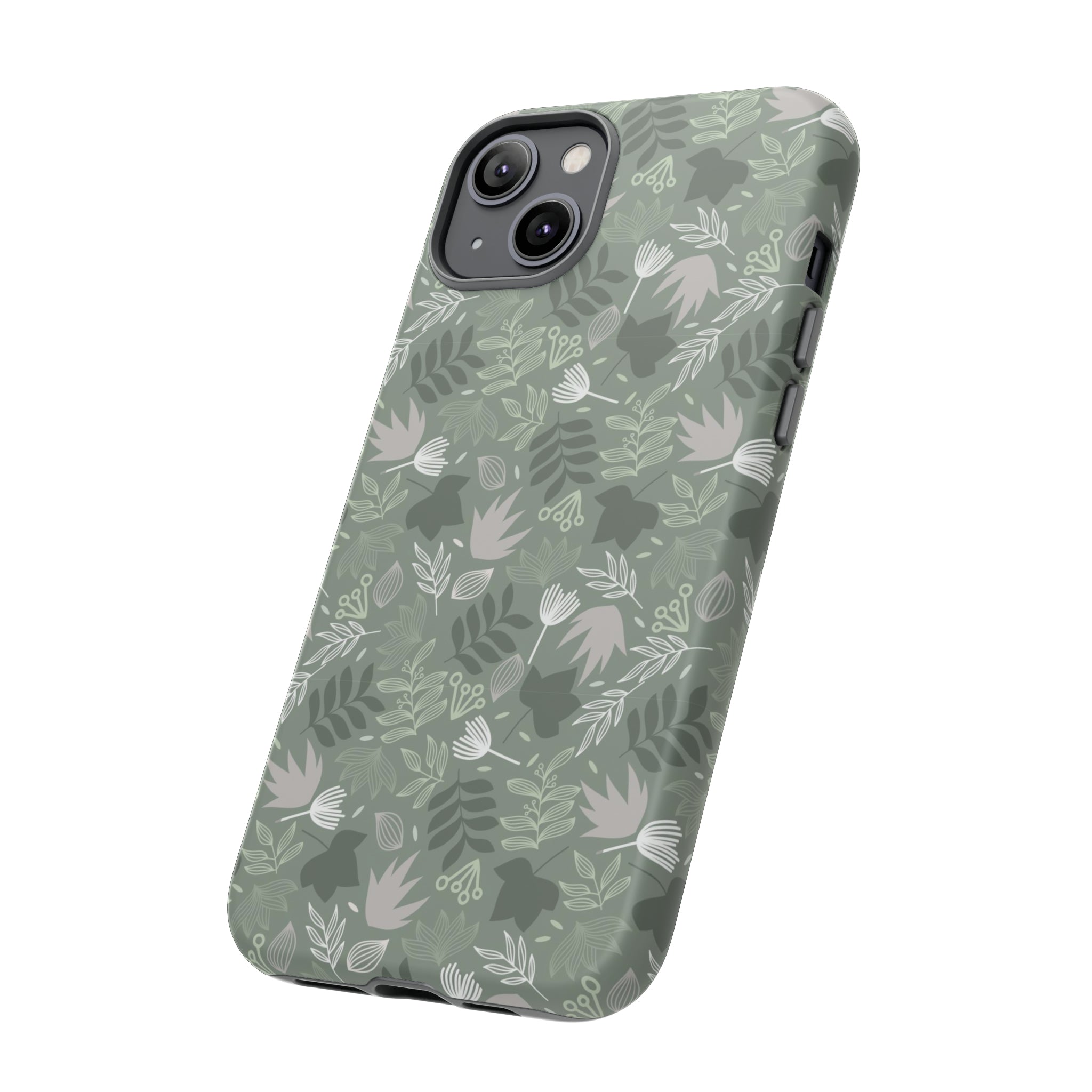 Jungle Green Leaf - Protective Phone Case