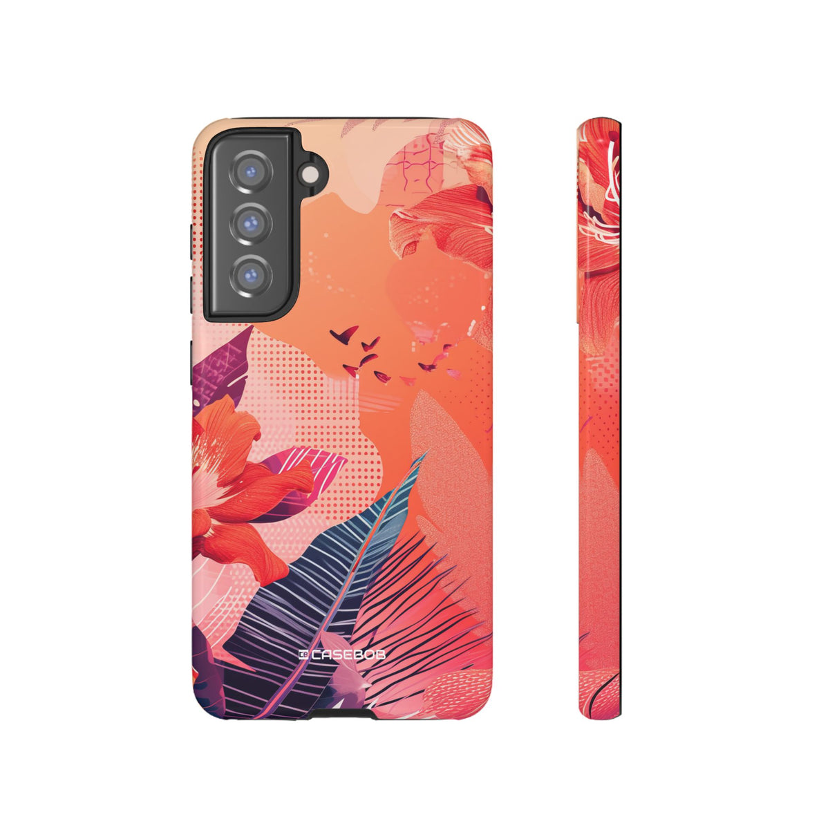 Living Coral Design | Handyhülle für Samsung (Schutzhülle)