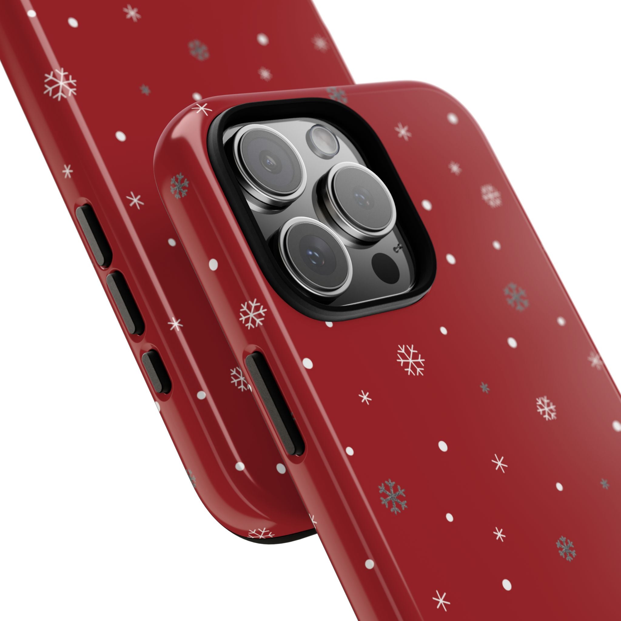 Snowflakes Dance Cheerfully - iPhone Case