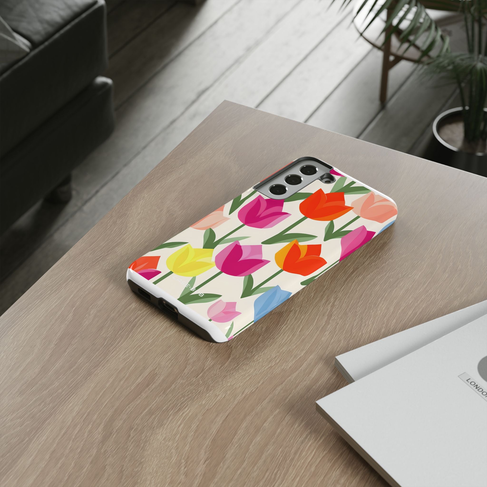 Tulip Harmony Green Samsung S22+ Case - Tough