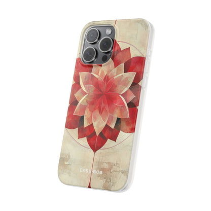 Crimson Bloom iPhone 15 Pro Max Case - Soft