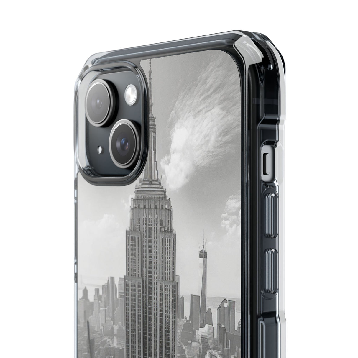 Urban Monoliths - Phone Case for iPhone (Clear Impact - Magnetic)