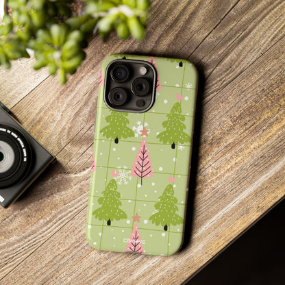 Whimsical Trees Dance - iPhone Case