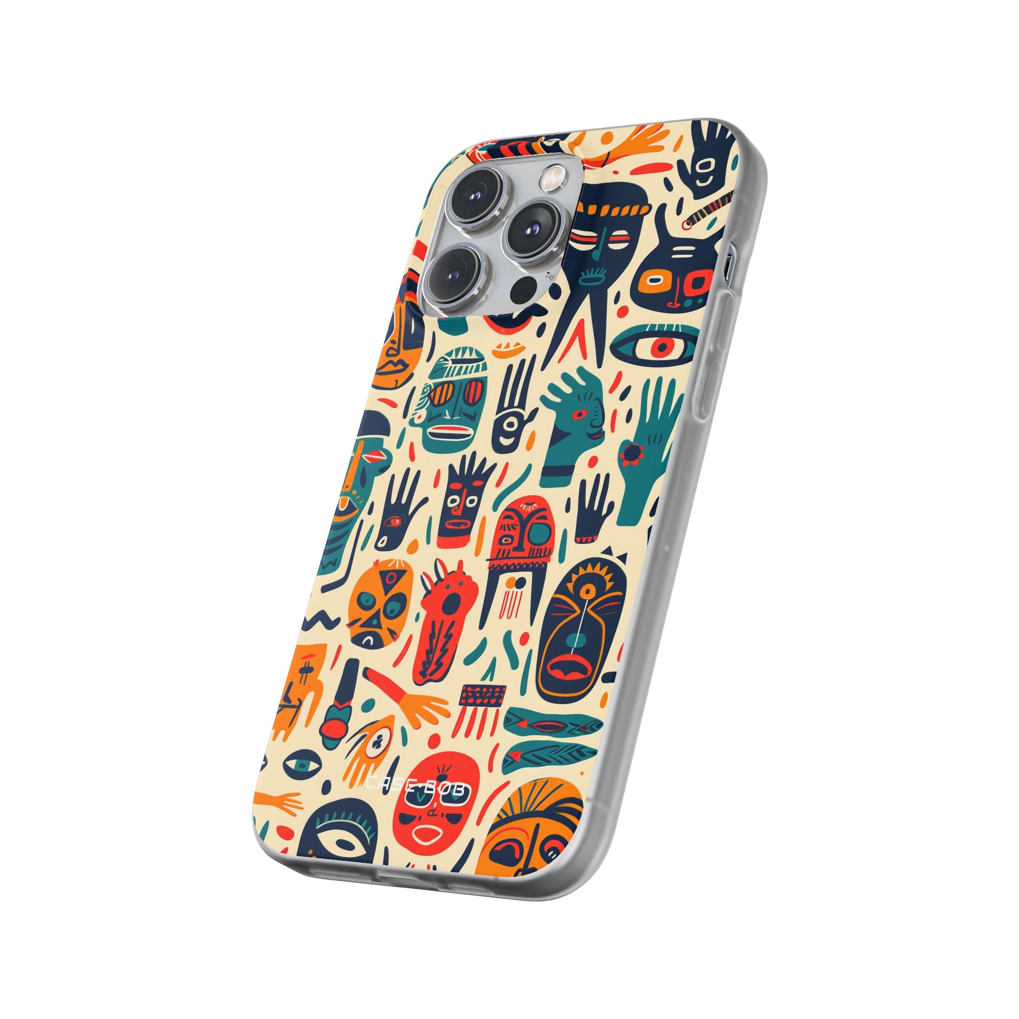 Vivid Faces iPhone 14 Pro Max Case - Soft