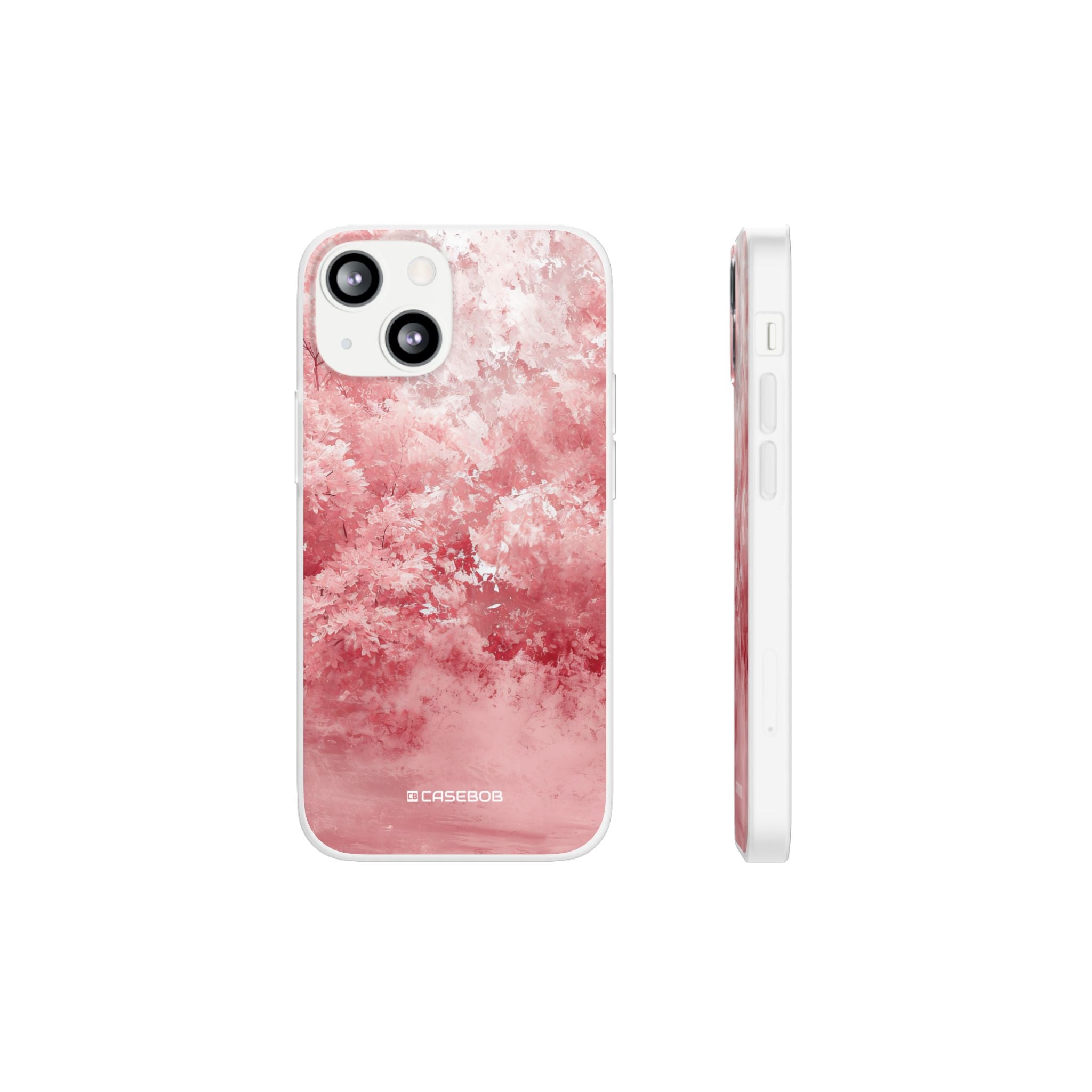 Pantone Rose | Handyhülle für iPhone (Flexible Hülle)