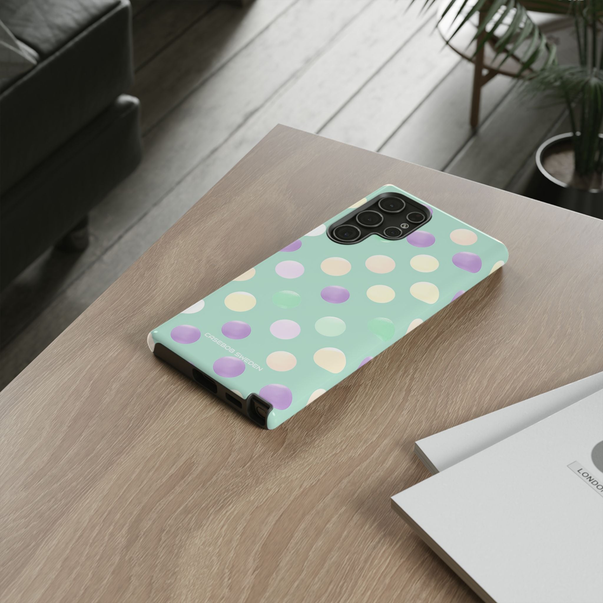 Pastel Polka Dots - Tough Samsung S22 Phone Case