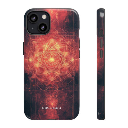 Radiant Mandala iPhone 13 Case - Tough