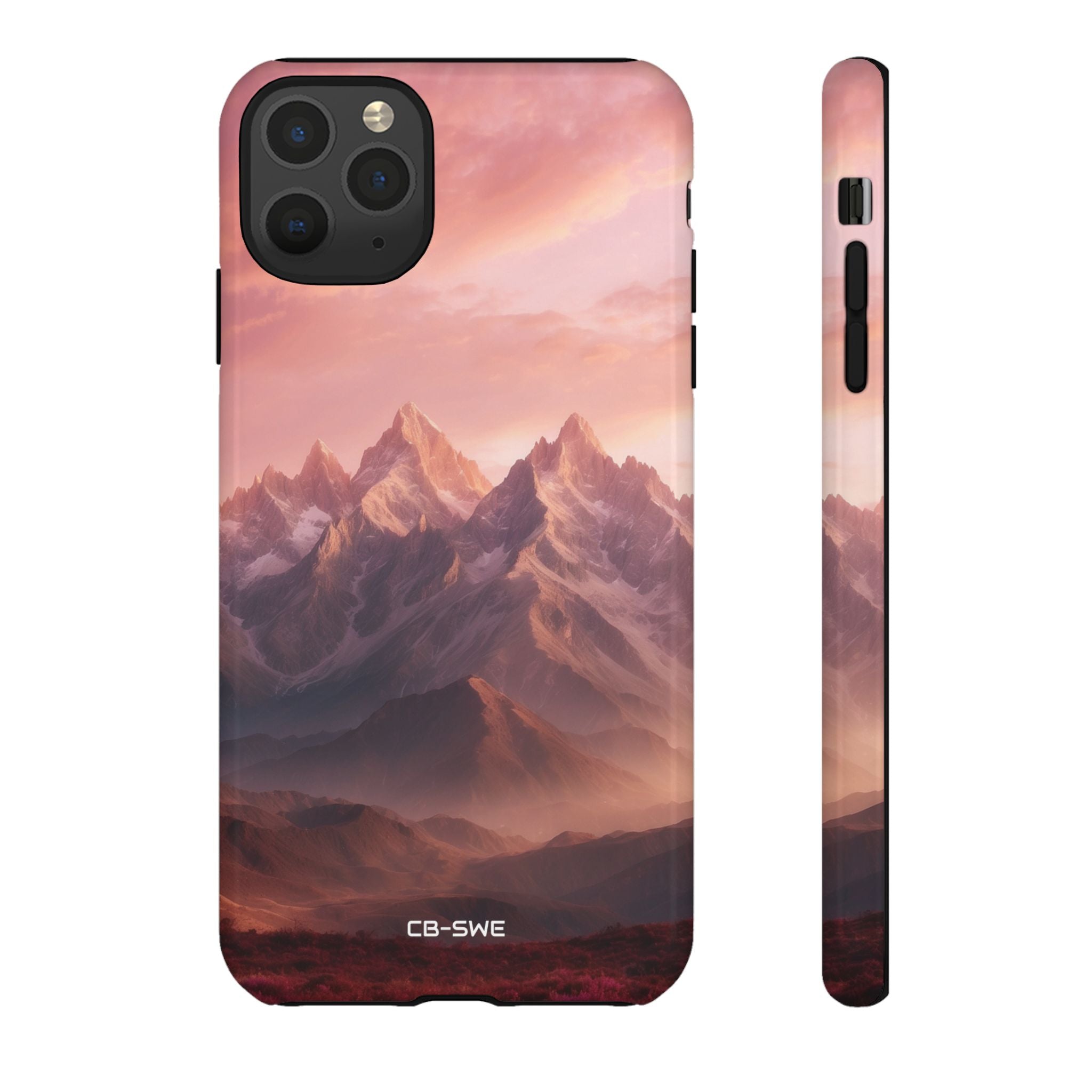 Vibrant Peaks Emerge - iPhone Case