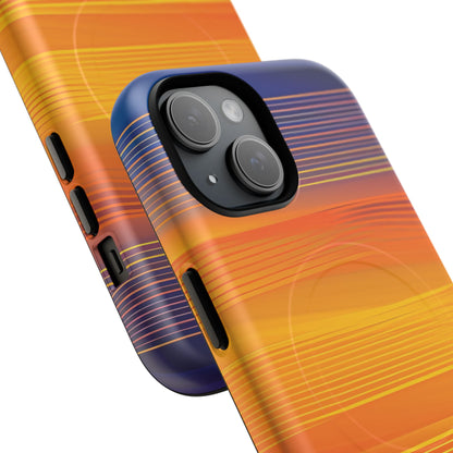 Gradient Sunset Flow iPhone 15 | Tough+ Phone Case