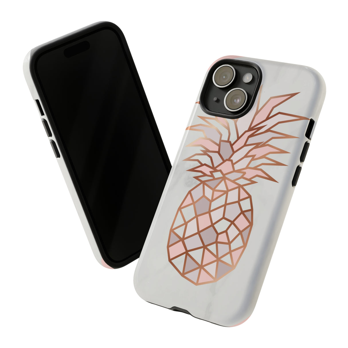 Pineapple Rose Gold - Protective Phone Case