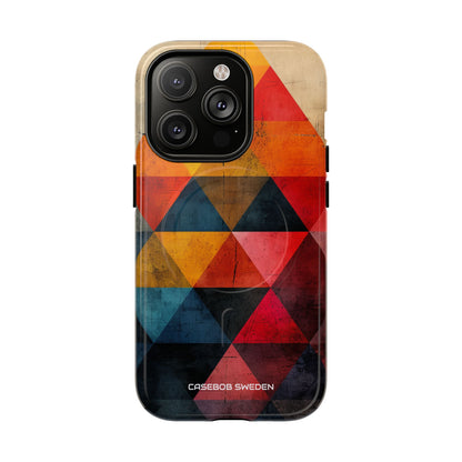 Geometric Energy - Tough + MagSafe® iPhone 14 Phone Case