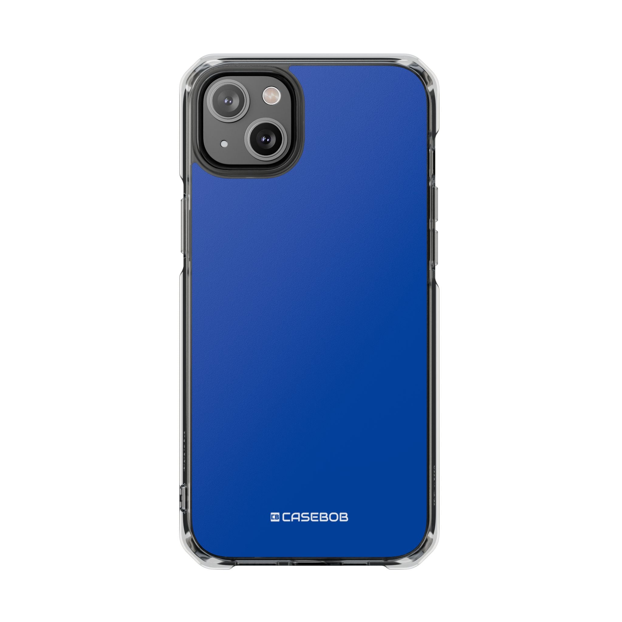 Cobalt Blue - Clear Impact Case for iPhone