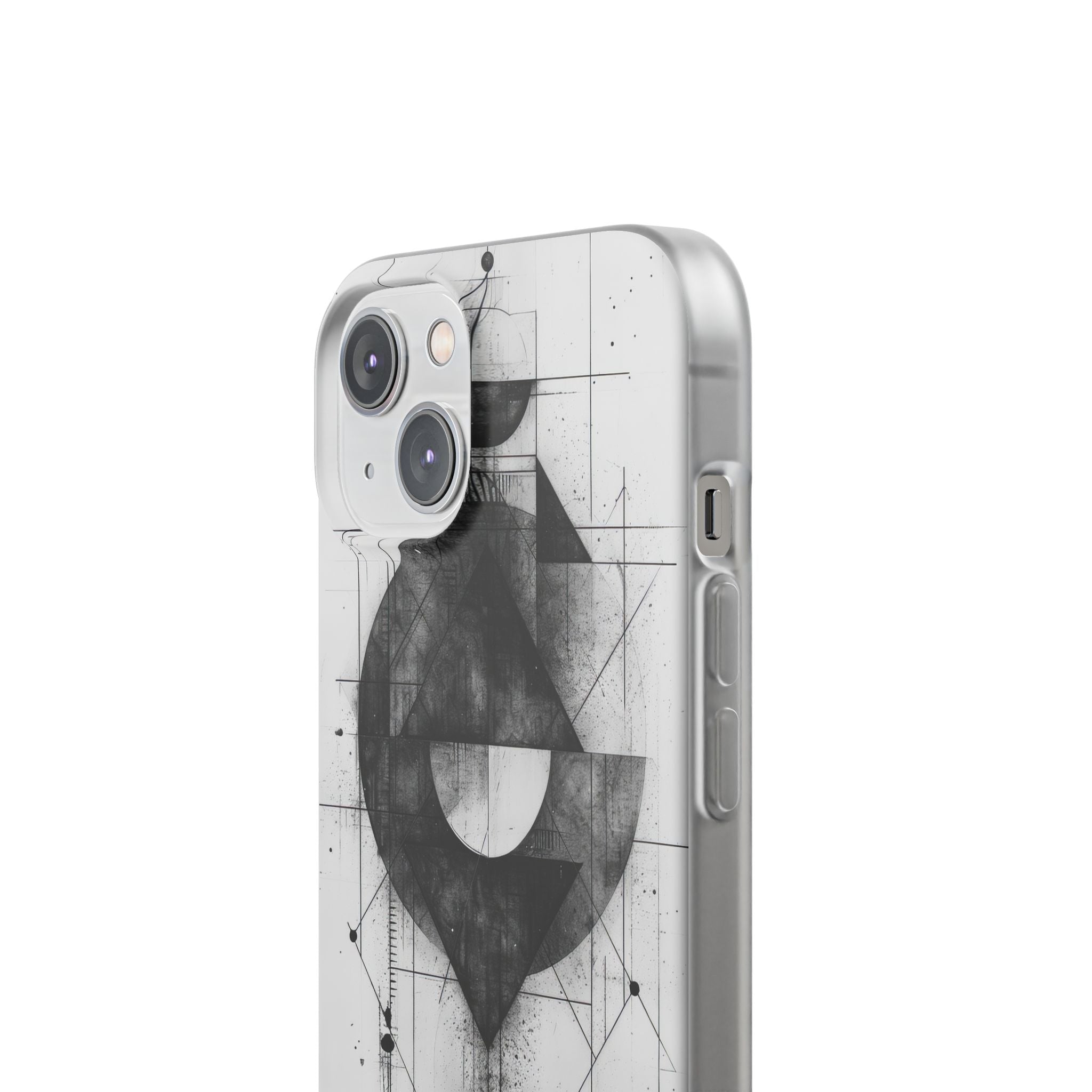 Monochrome Geometry | Flexible Phone Case for iPhone