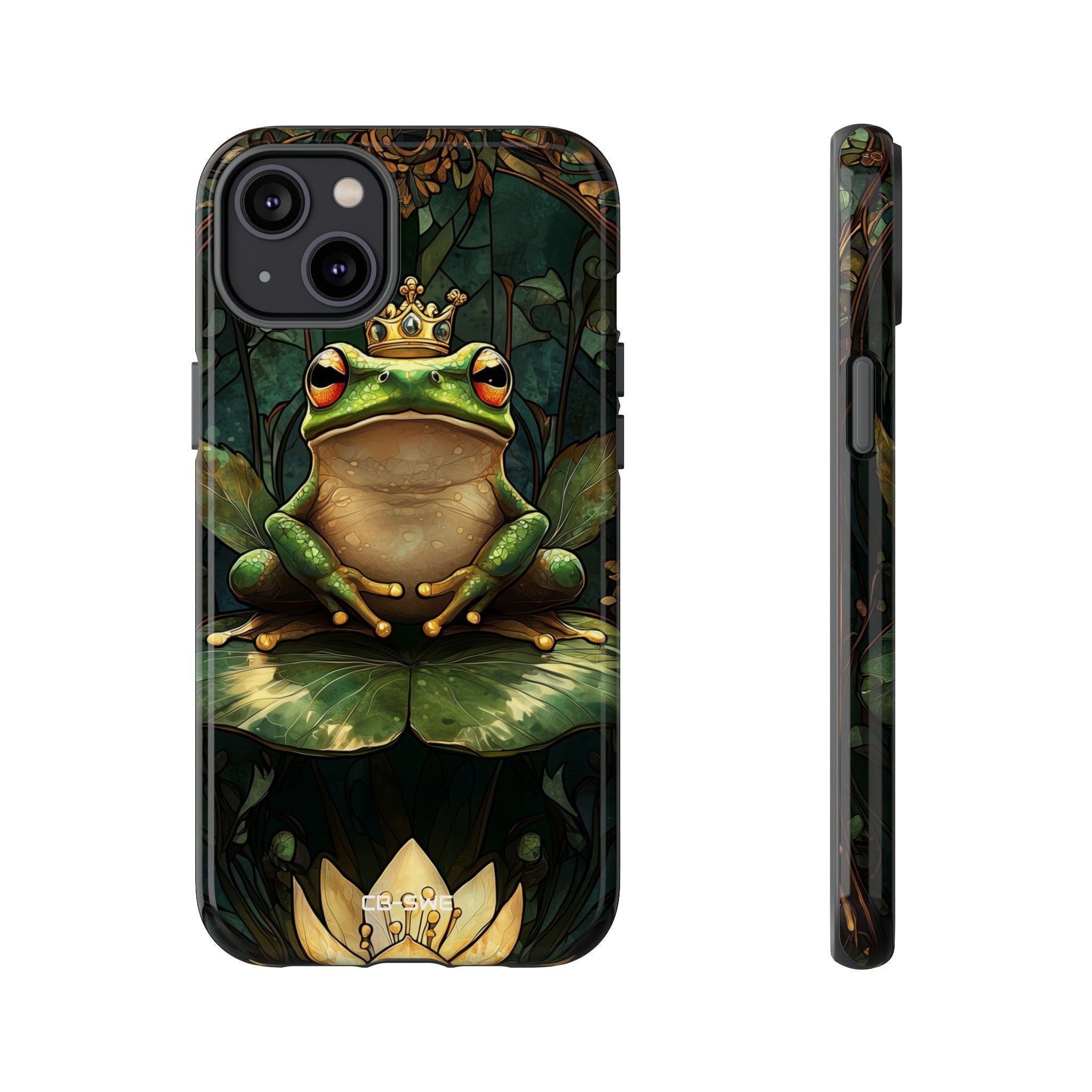 Crowned Frog Rests - iPhone Case
