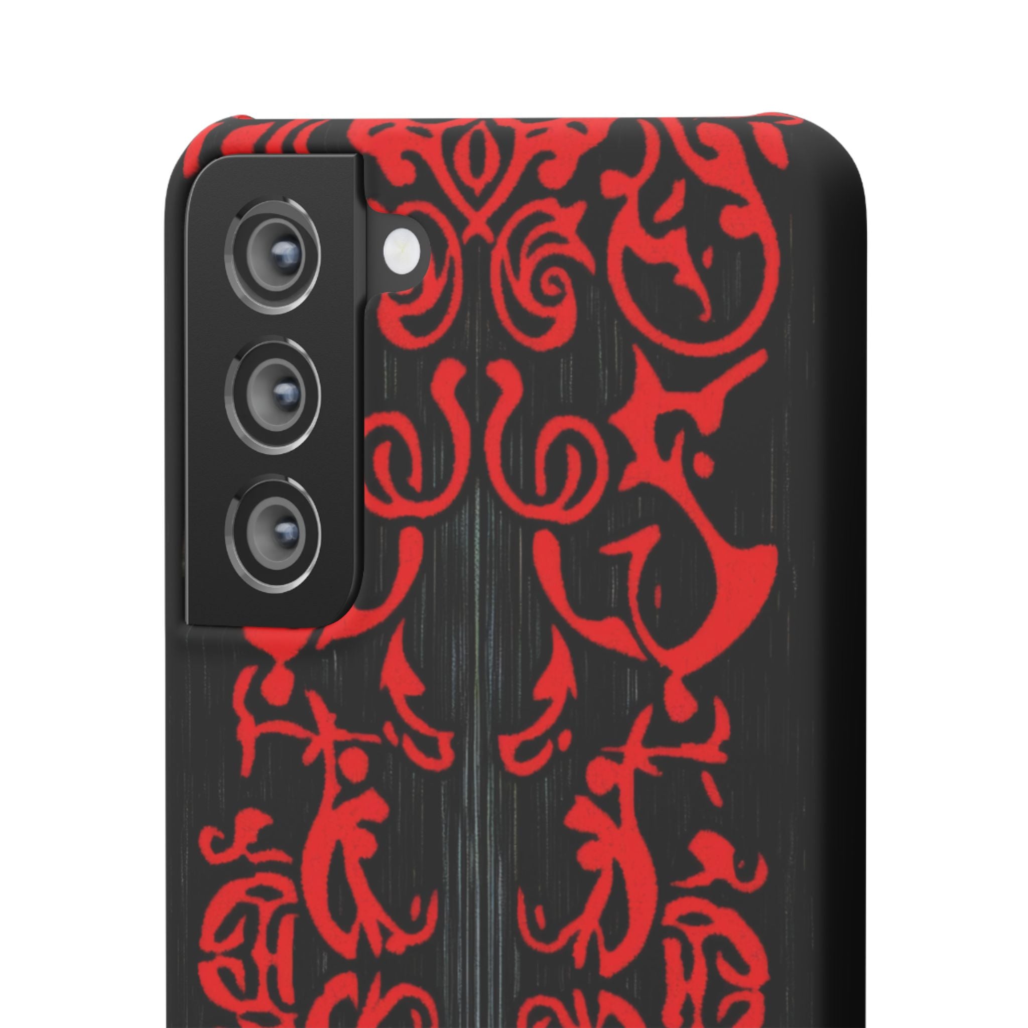 Gothic Crimson Symmetry Samsung S21 - Slim Phone Case