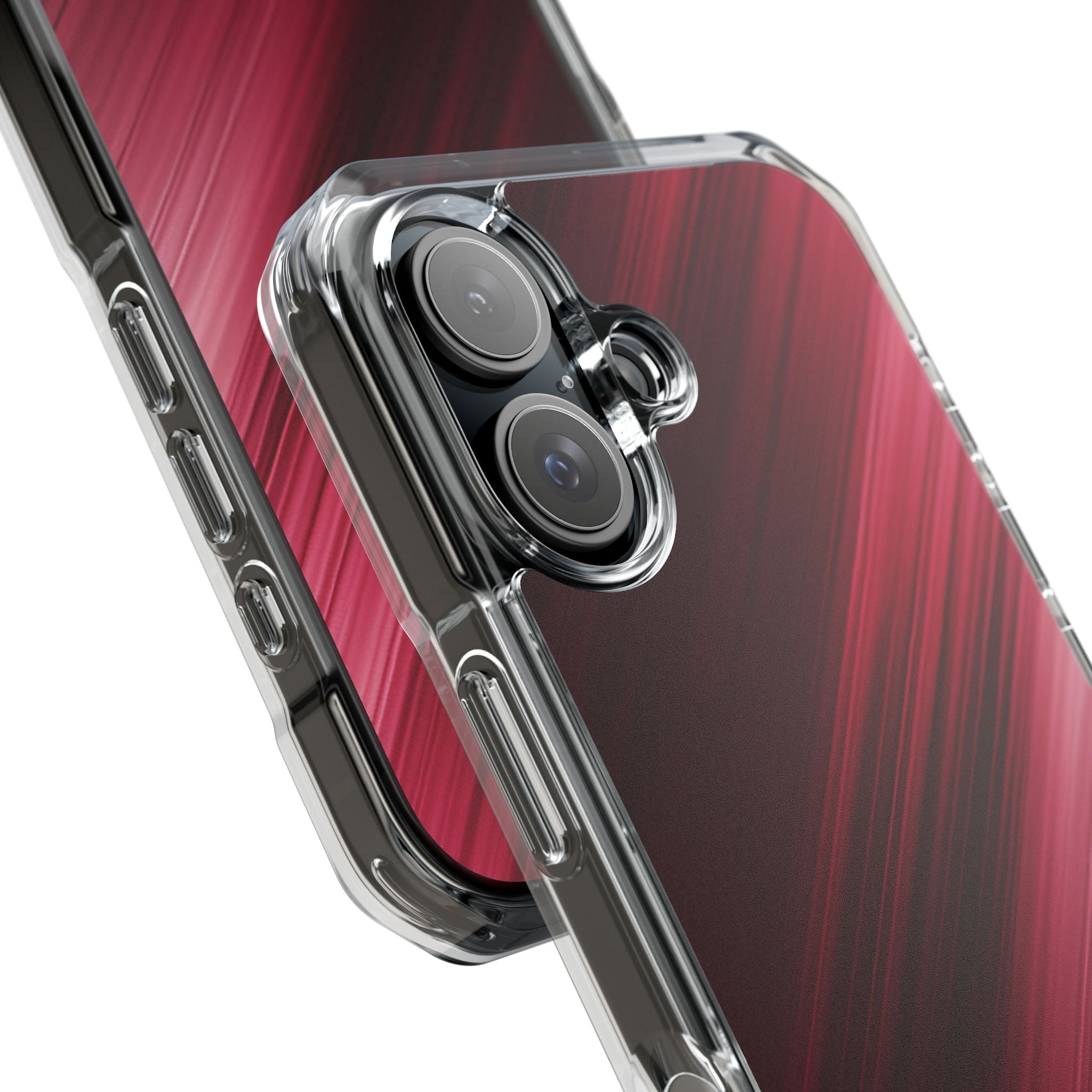 Crimson Drift Motion iPhone 16 - Impact Clear+