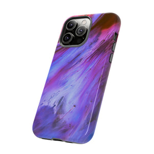 Purple Cosmos Ink Art iPhone Case (Protective) Phone Case