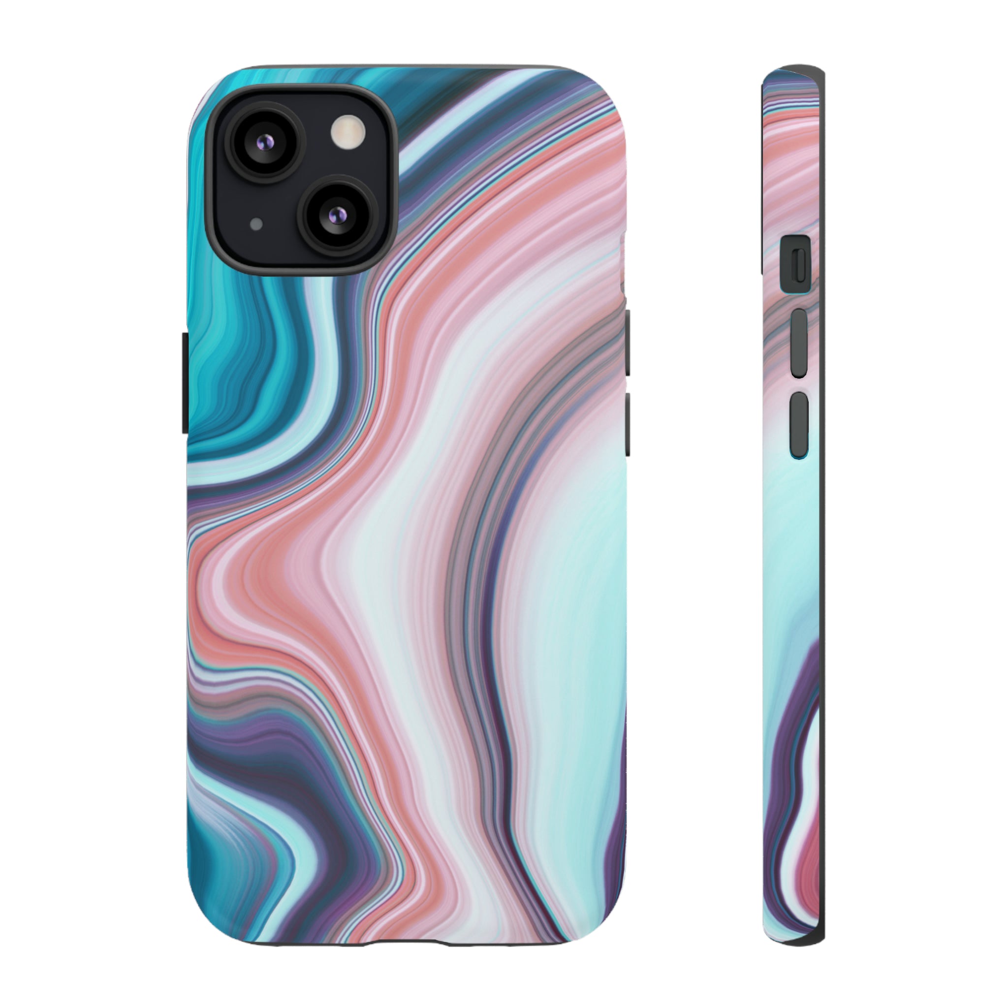 Pink Swirls - Protective Phone Case