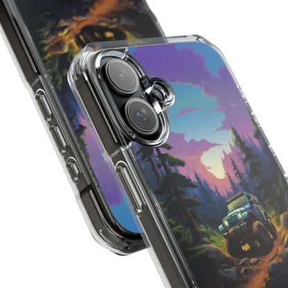 Sunset Forest Drive iPhone Case - Impact