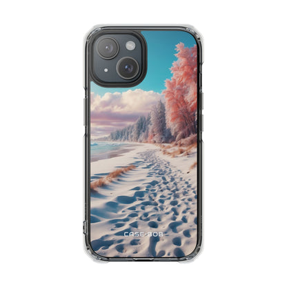 Snowy Footprints iPhone 15 Case - Impact