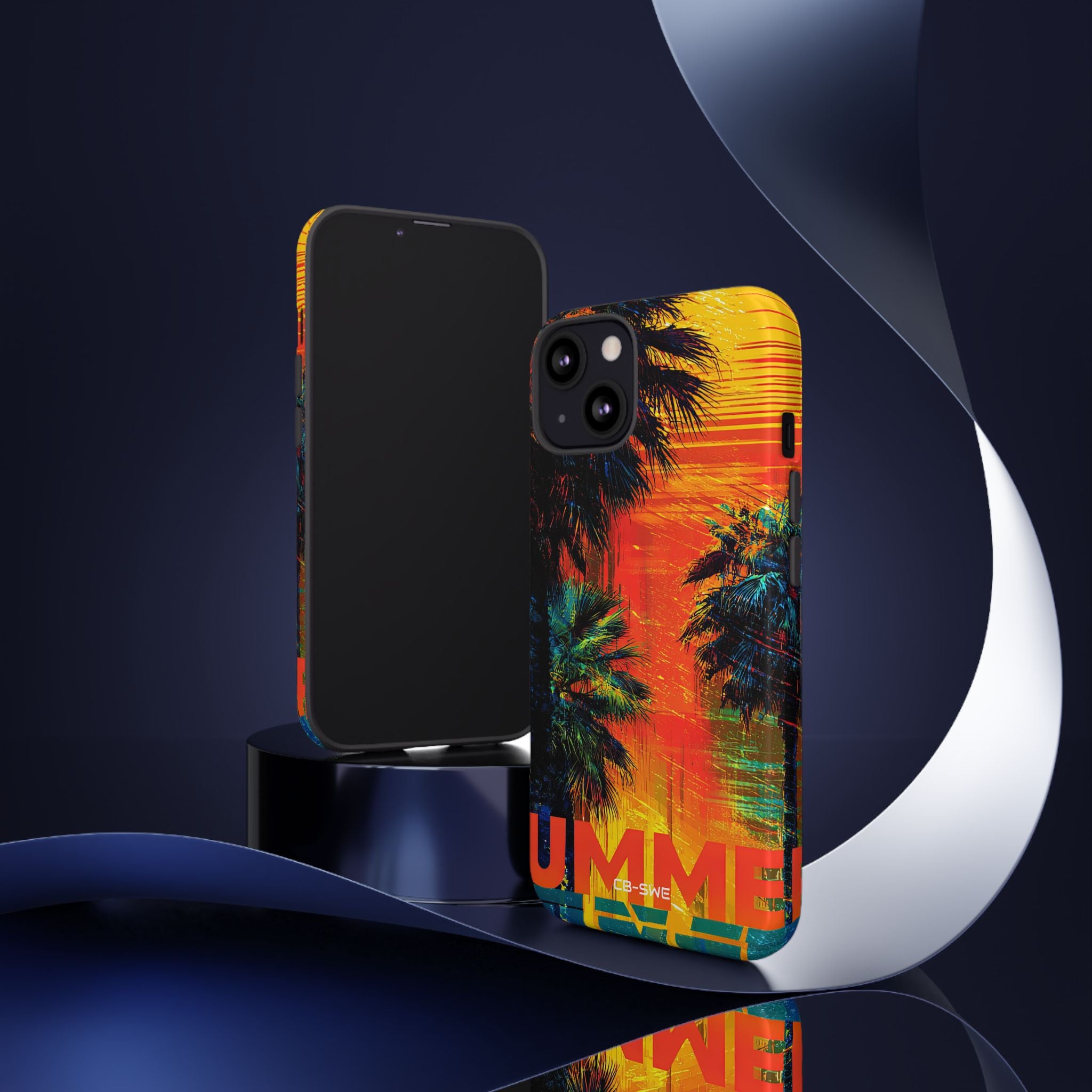 Summer Sunset Palms - iPhone Case