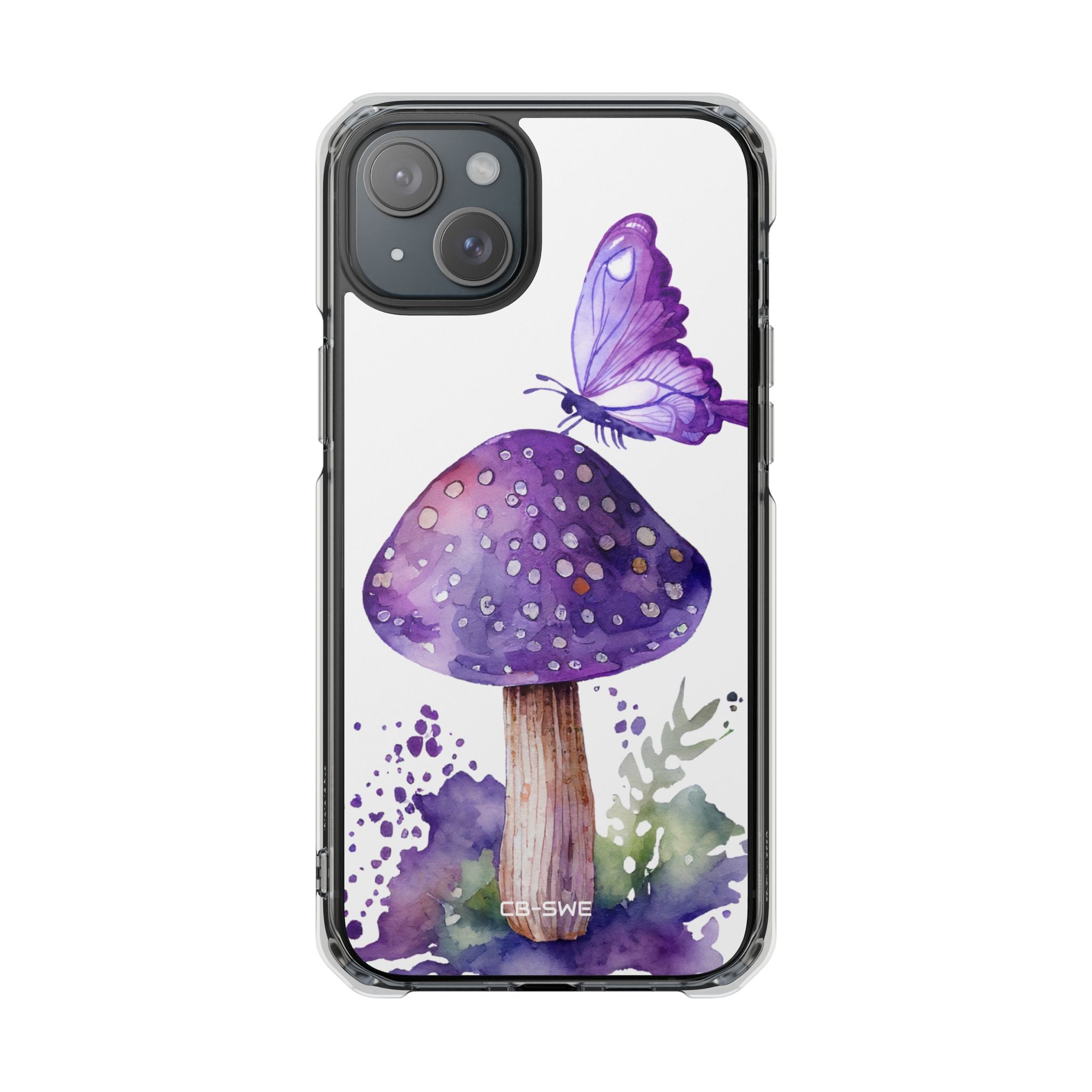 Whimsical Butterfly Perch iPhone Case - Impact