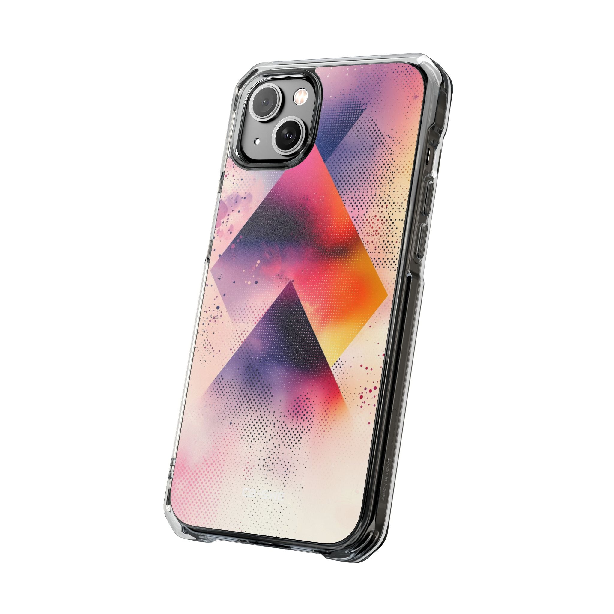 Vivid Triangles Ascend iPhone Case - Impact