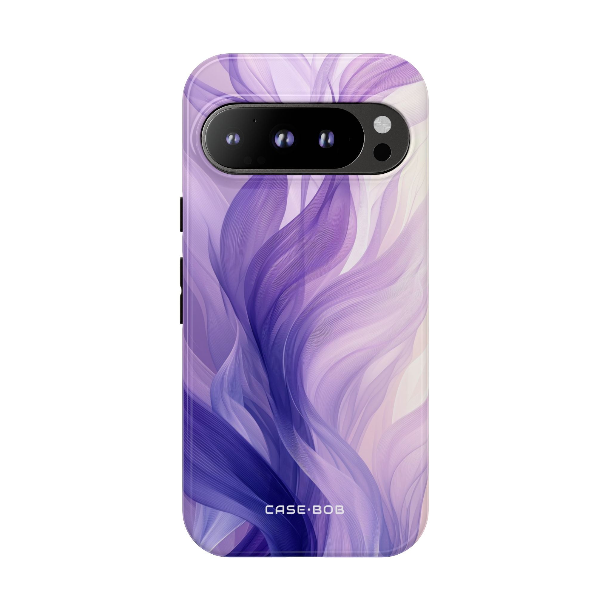 Purple Ribbon Waves Google Pixel 9 Pro Case - Tough