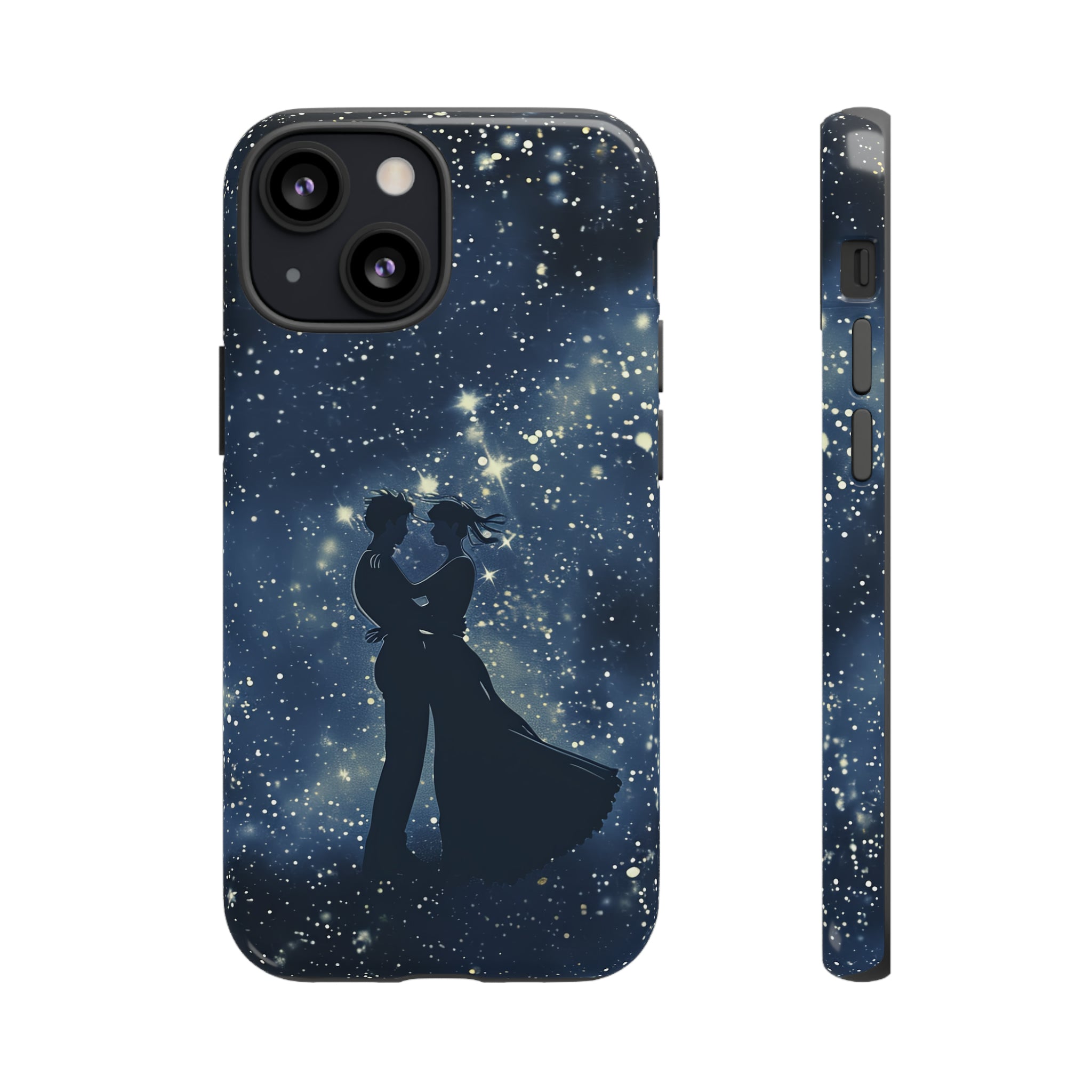 Starry Night Embrace - Protective Phone Case