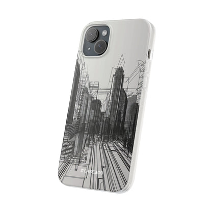 Urban Wireframe | Flexible Phone Case for iPhone