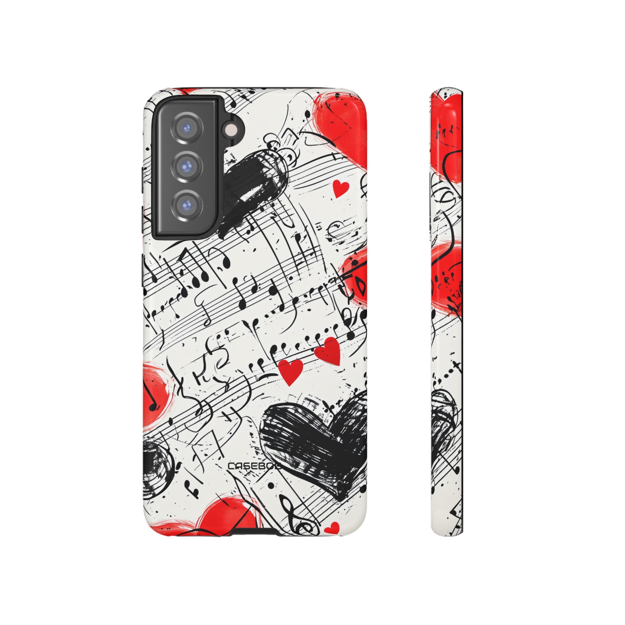 Melodic Love Notes - Protective Pixel Case - Protective Phone Case