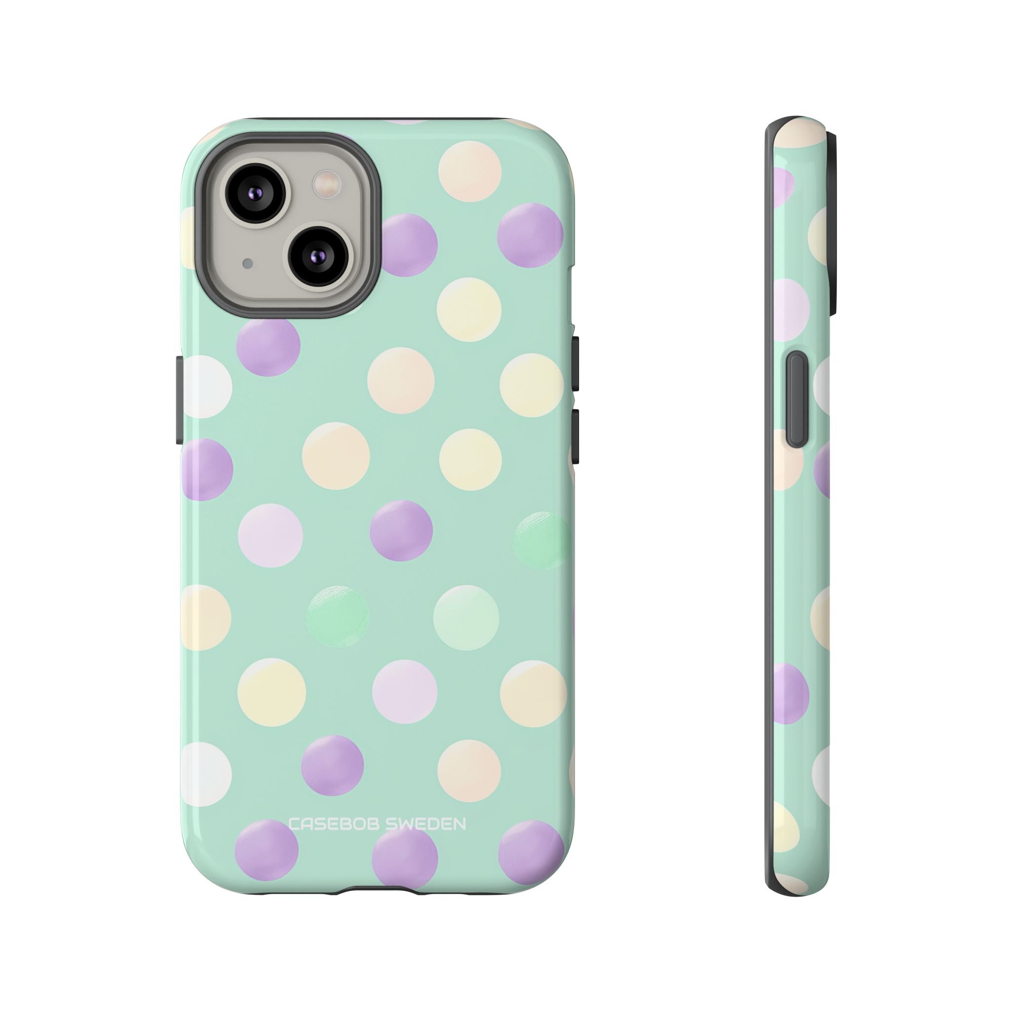 Pastel Polka Dots - Tough iPhone 14 Phone Case