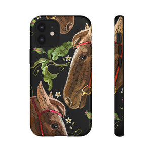 Horse Drawing - Protective Phone Case