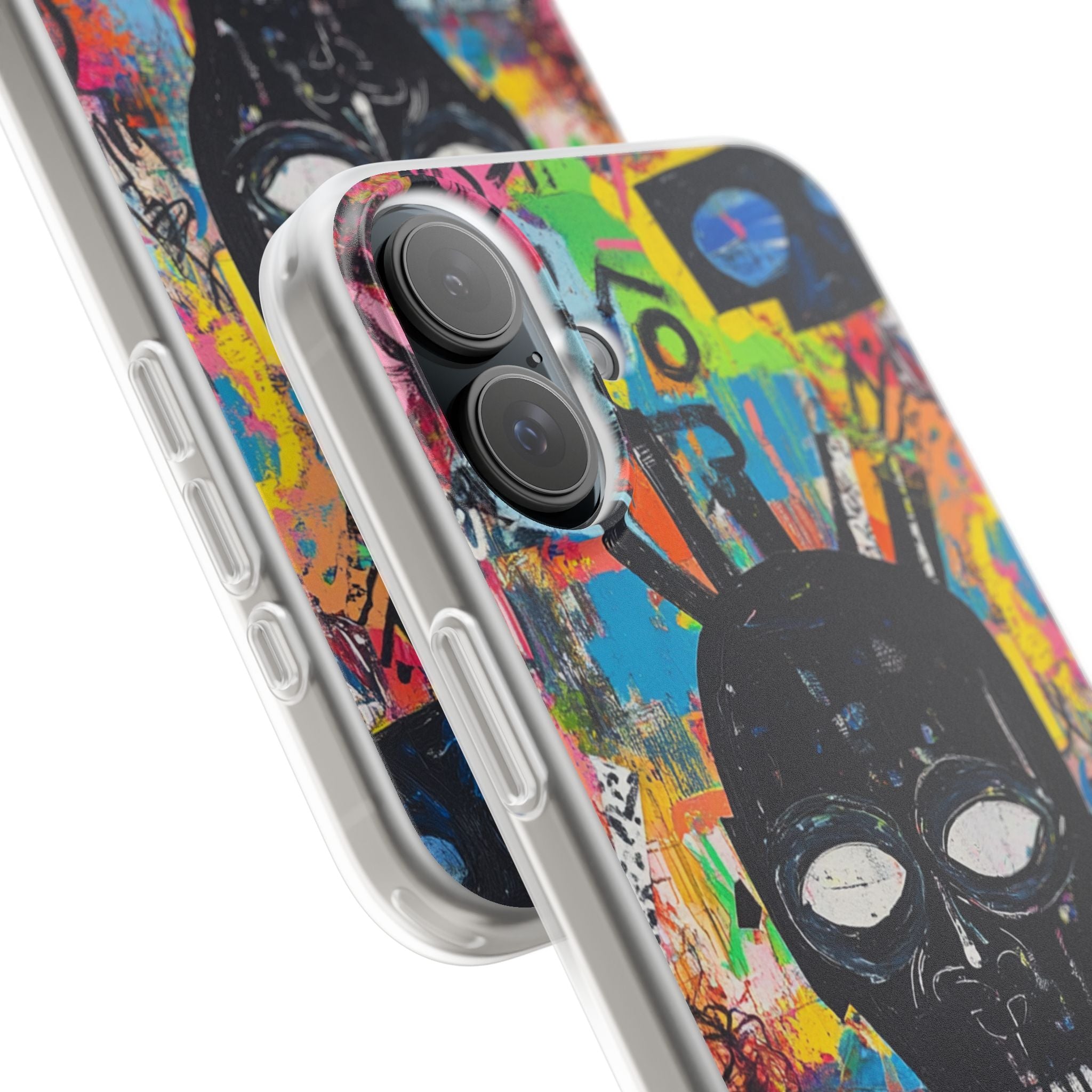 Skull Vortex iPhone 16 Plus Case - Soft