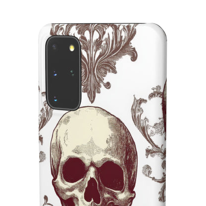 Gothic Skulls and Ornate Foliage Samsung S20 - Slim Phone Case