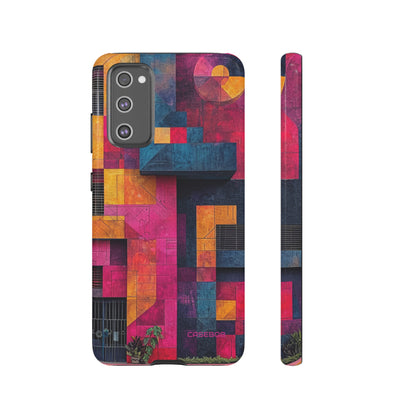 Electric Geometric Vibes - Protective Phone Case