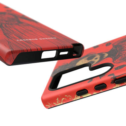 Haunting Scarlet Descent Samsung S24 - Tough Phone Case