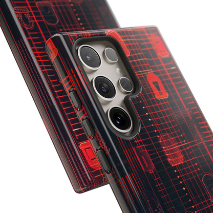 Cyber Locks Grid Samsung S24 - Tough