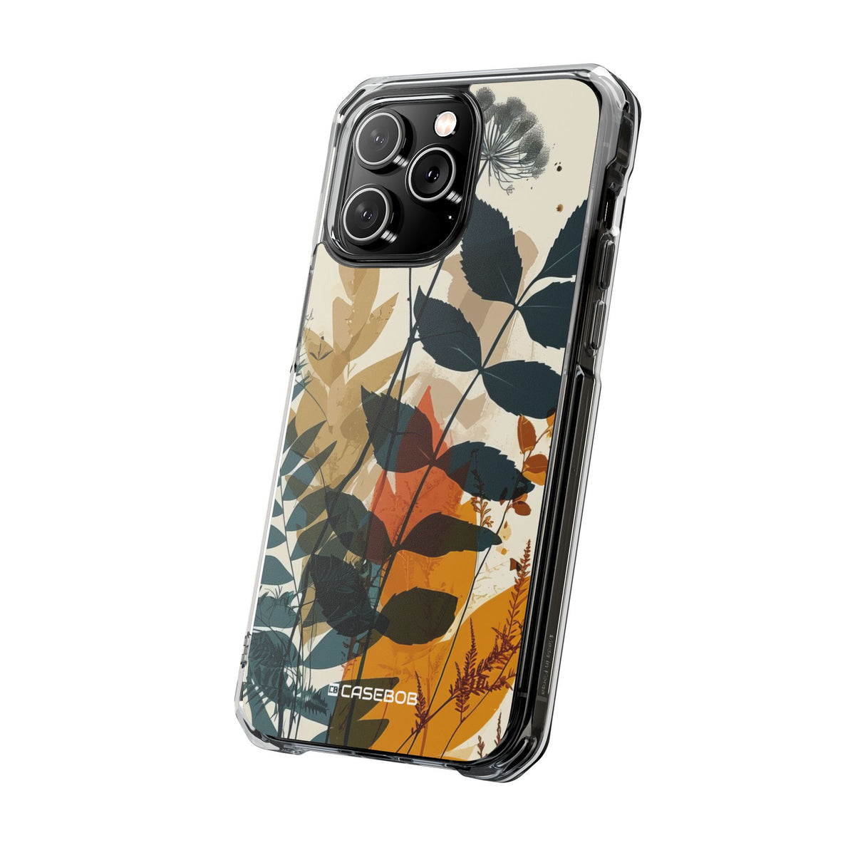 Botanical Serenity - Phone Case for iPhone (Clear Impact - Magnetic)