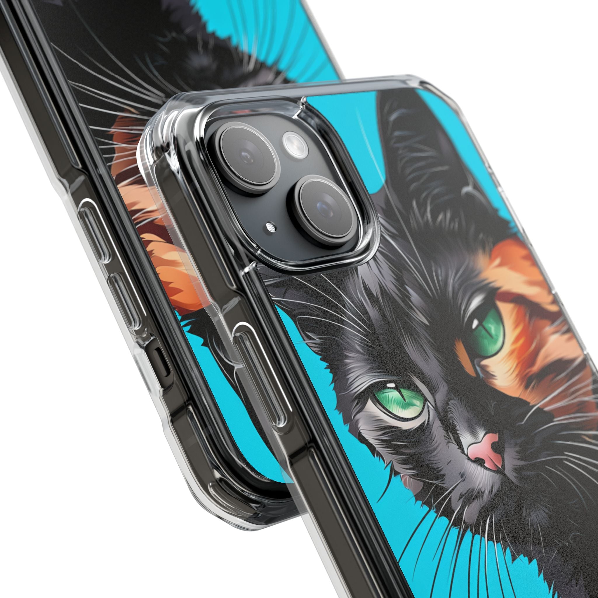 Curious Cat Stare iPhone Case - Impact