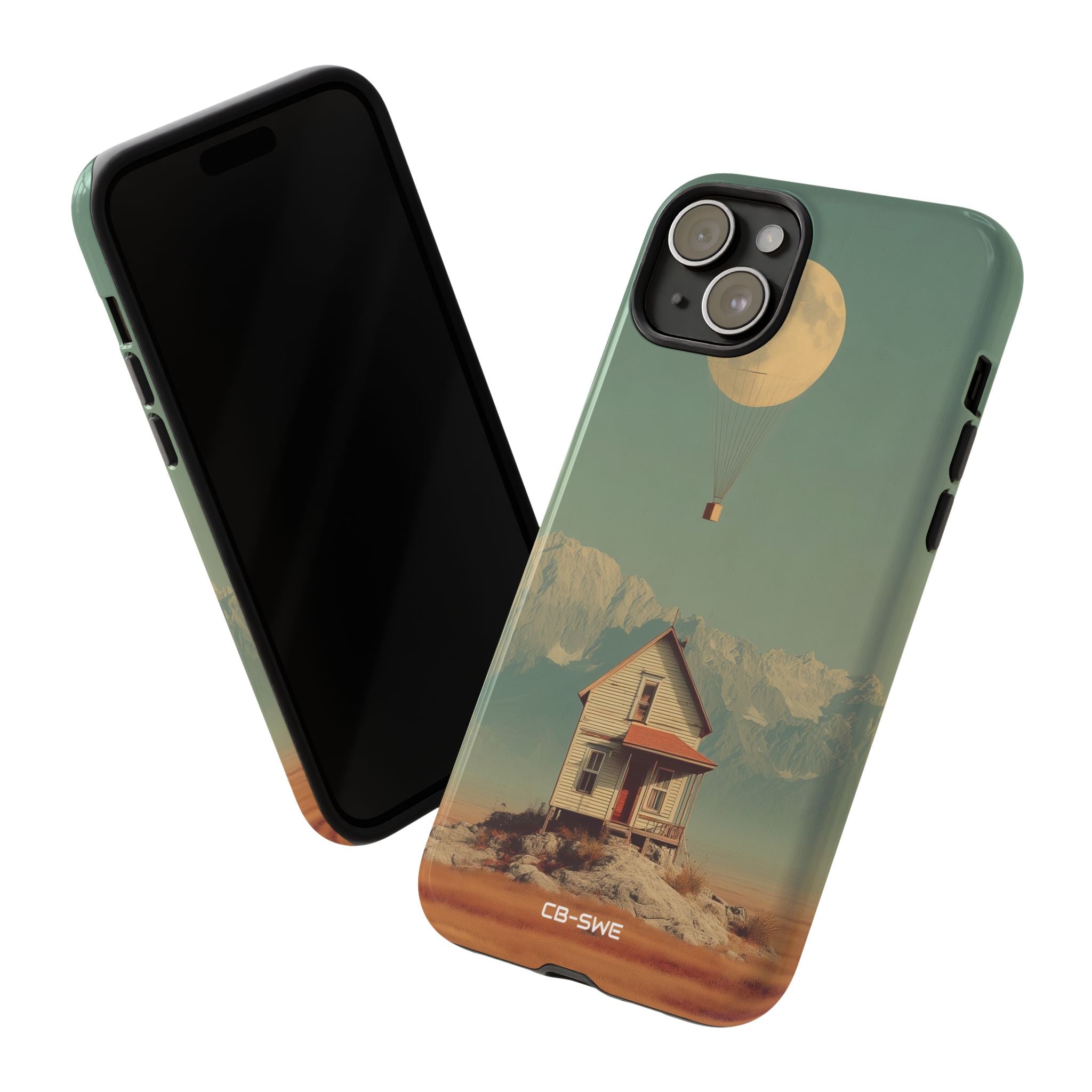 Moon Hovers Low - iPhone Case