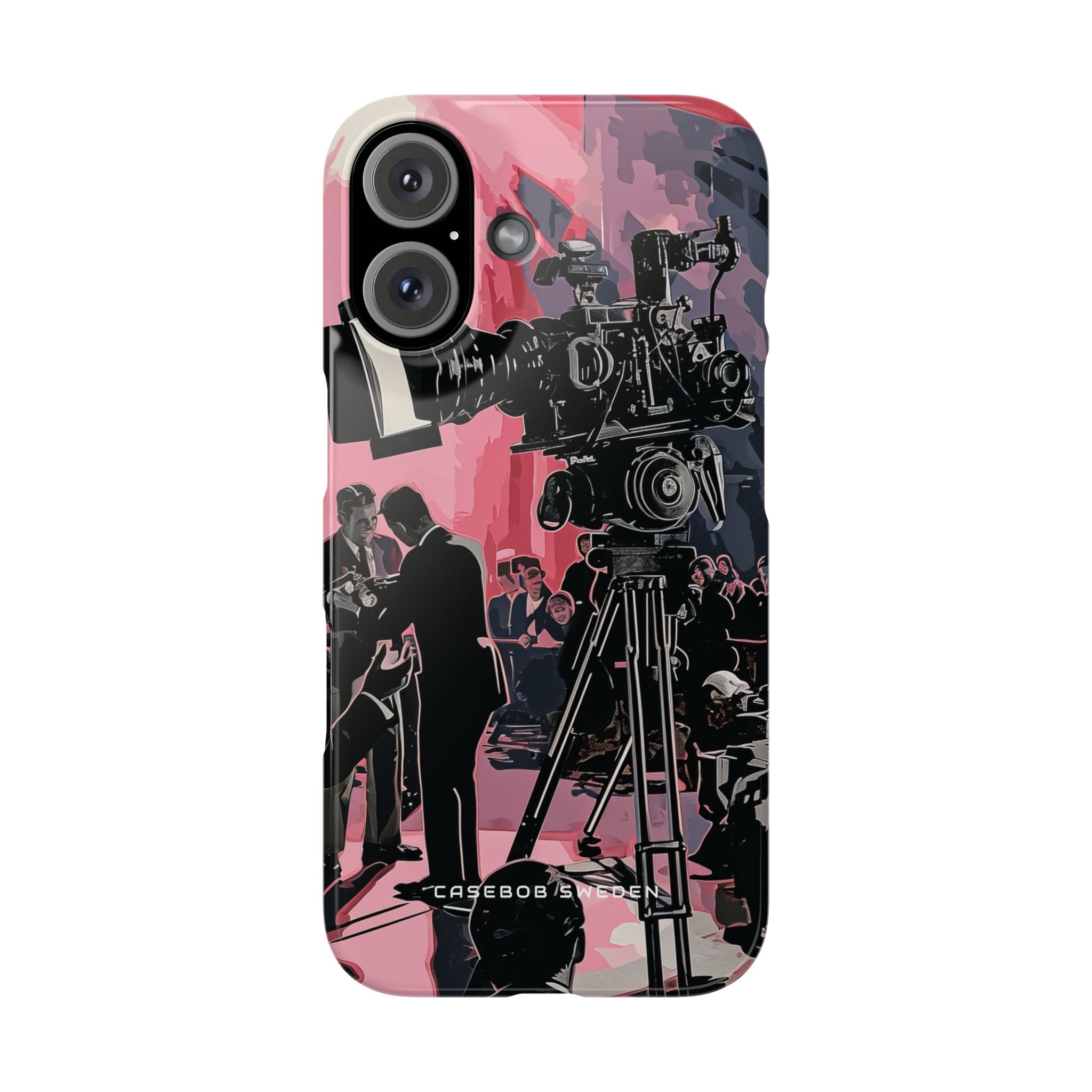 Retro Cinematic Spotlight iPhone 16 - Slim Phone Case