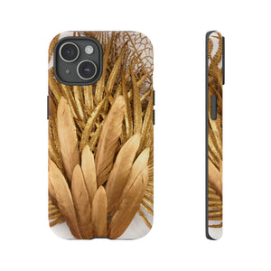 Gold Feather - Protective Phone Case