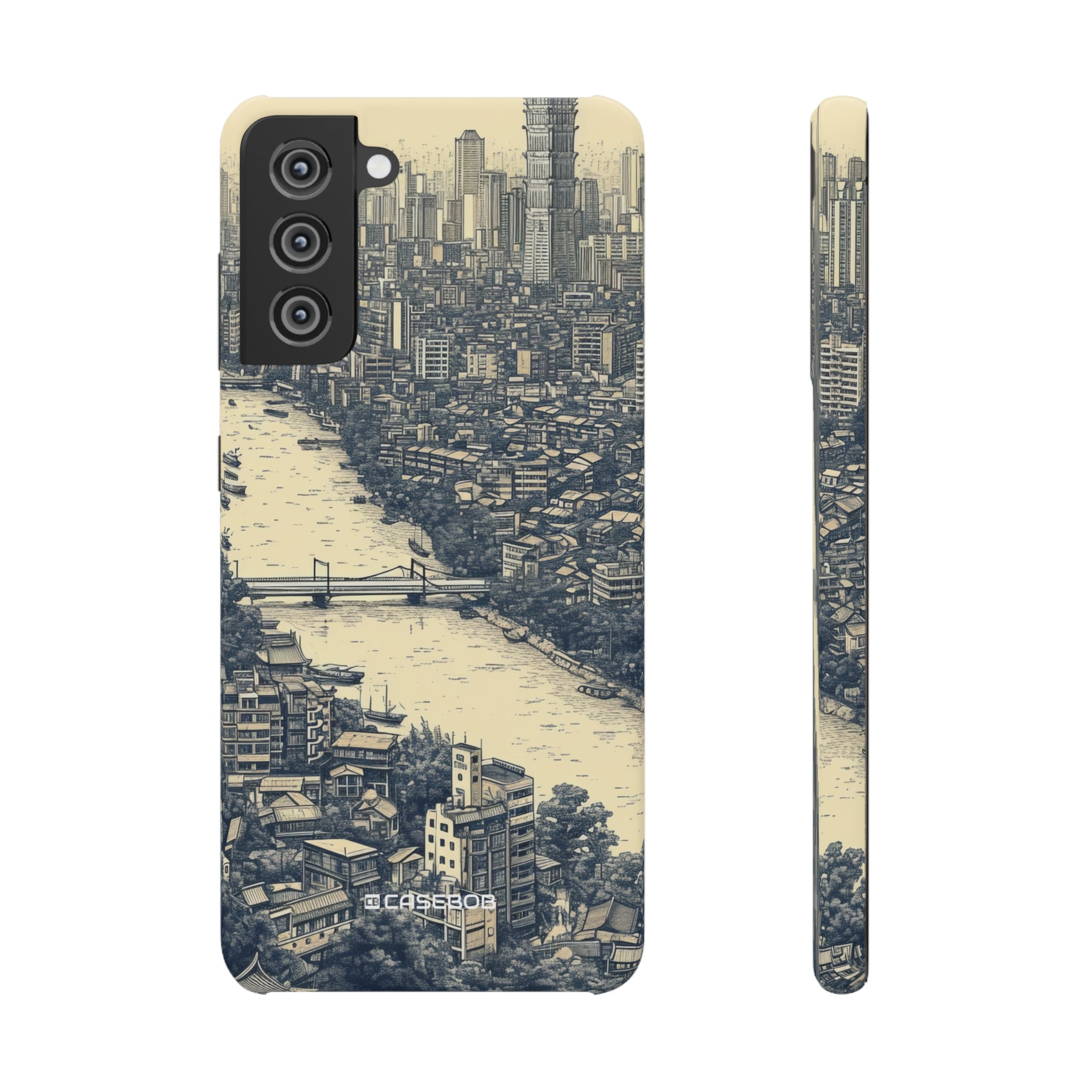 Nostalgic Metropolis | Slim Phone Case for Samsung