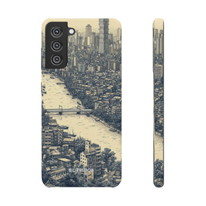 Nostalgic Metropolis | Slim Phone Case for Samsung