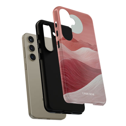 White Orb Dunes Samsung S24 Case - Tough