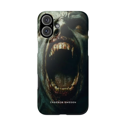 Gothic Wail of Decay iPhone 16 - Slim Phone Case